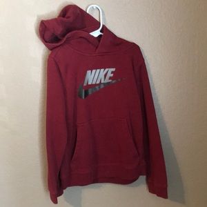 Maroon Nike Hoodie